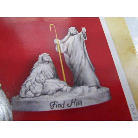 Hallmark Keepsake "That Holy Night" Nativity Ornament Set Of 3 NIB Vintage 2004 - Picture 10 of 12